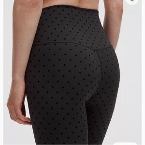 lululemon Align High-Rise Pant 25" Flocked polka dot . Size 6 . NWT